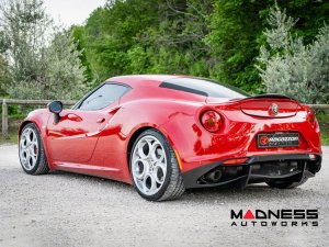 Alfa Romeo 4C Performance Exhaust - Ragazzon - Evo Line - Rear Section - Polished Tips - 102mm